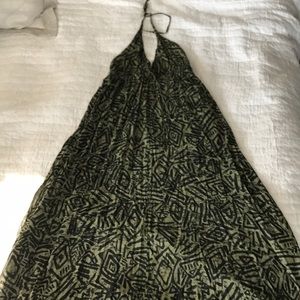 Billabong maxi halter dress M fully lined‼️